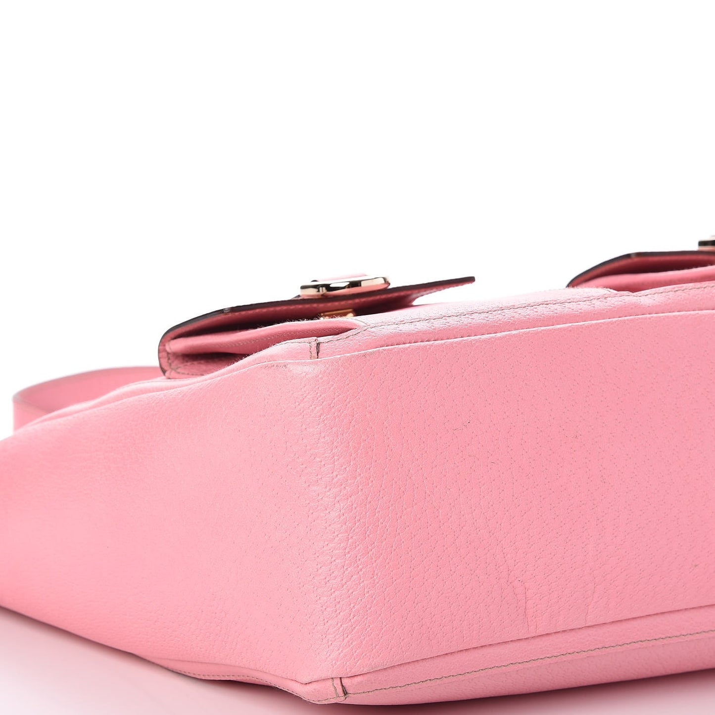 Leather Abbey Tote Iris Rose