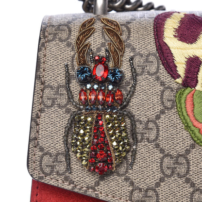 Gucci GG Supreme Monogram Embroidered Medium Dionysus Shoulder Bag Beige Hibiscus 11 of 12