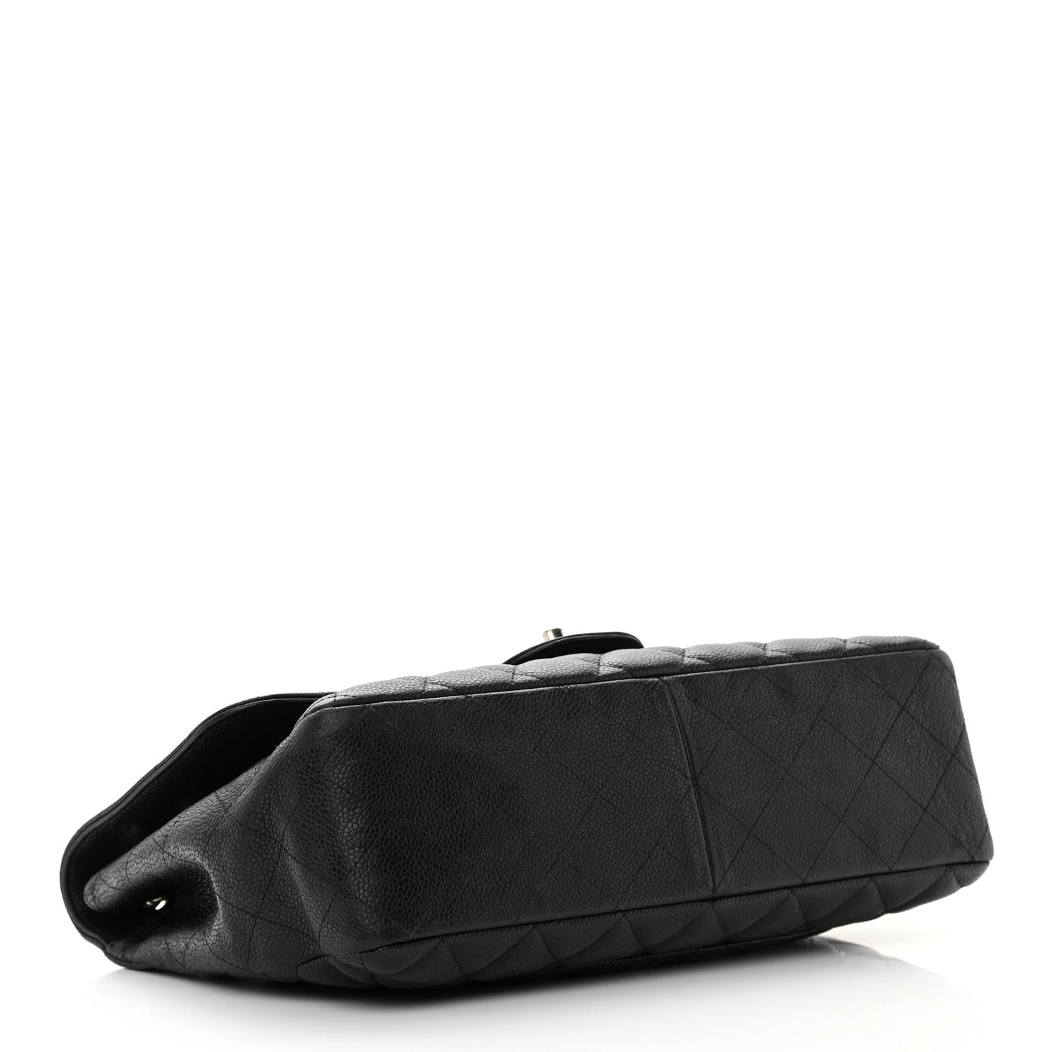 Chanel Caviar Quilted Jumbo Single Flap Black 4 of 14