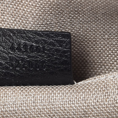 Gucci Dollar Calfskin Small GG Charm Dome Bag Black 7 of 7