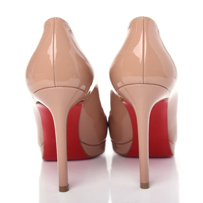 Christian Louboutin Patent Pigalle Plato 100 Pumps 36.5 Nude 7 of 10