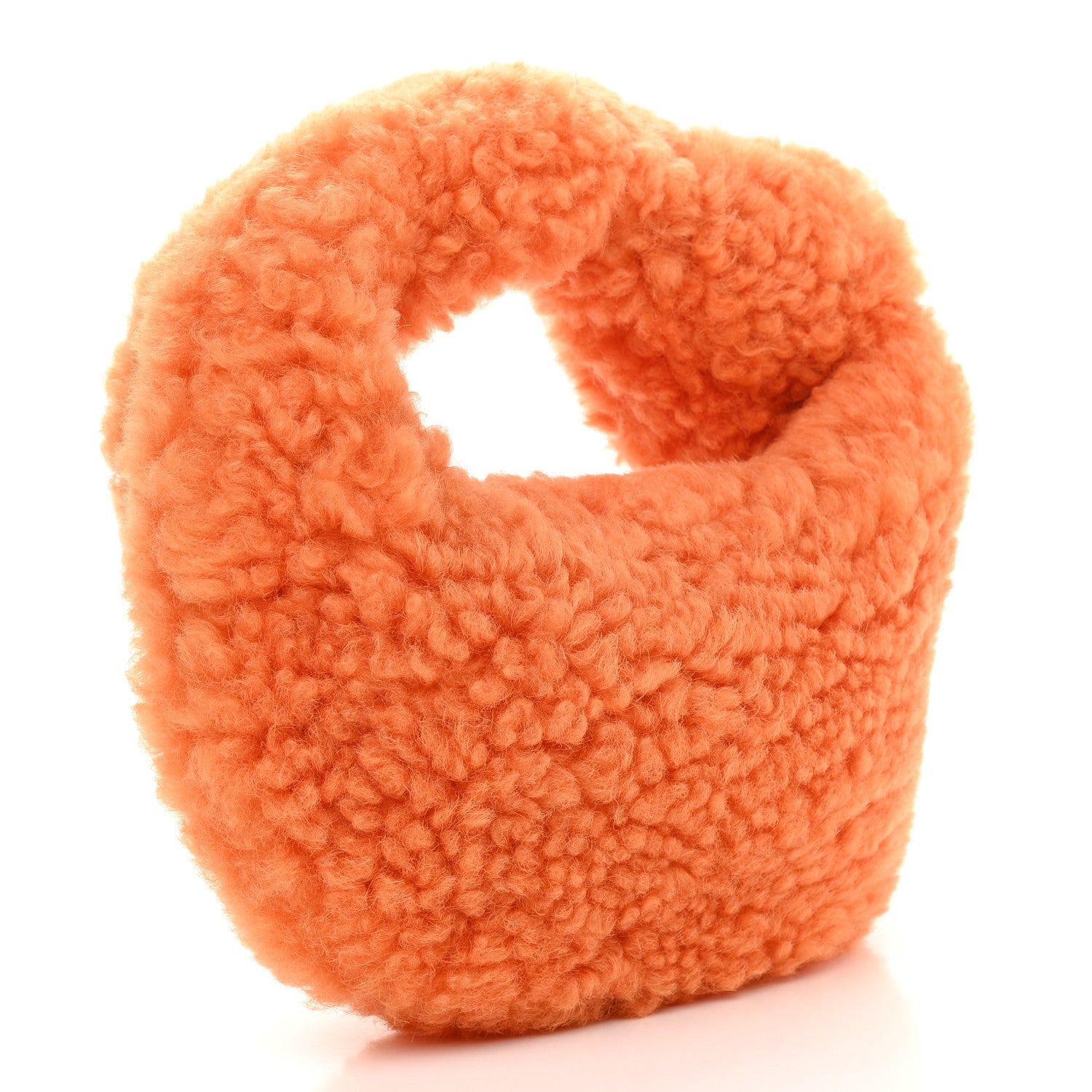 Bottega Veneta Shearling Mini Jodie Light Orange 2 of 9