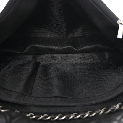 Chanel Calfskin Quilted XXL Travel Flap Bag Black 5 of 11