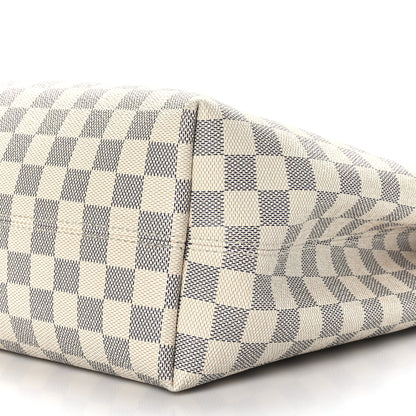 Louis Vuitton Damier Azur Graceful MM Rose Ballerine 8 of 8