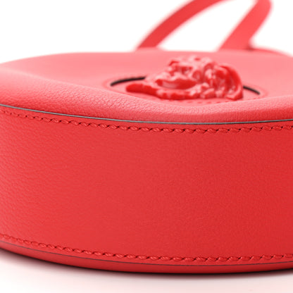 Versace Calfskin La Medusa Round Camera Bag Red 9 of 10