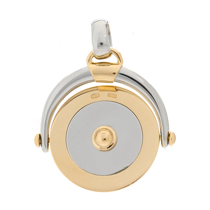 Bulgari 18K Yellow Gold Stainless Steel Scorpio Zodiac Pendant 3 of 3