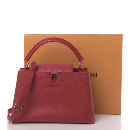 Louis Vuitton Taurillon Capucines PM Scarlet 11 of 11