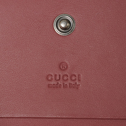 Gucci GG Supreme Monogram Blooms Card Case Beige Multicolor Dry Rose 6 of 6
