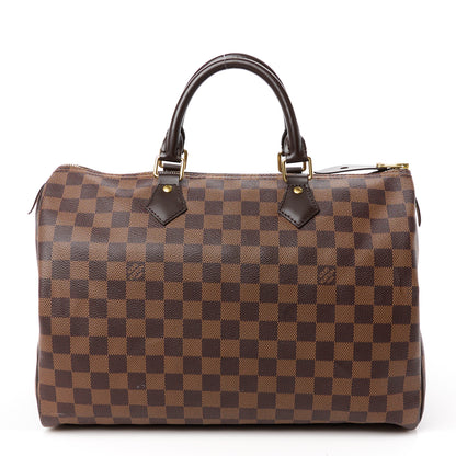 Louis Vuitton Damier Ebene Speedy 35 1 of 12
