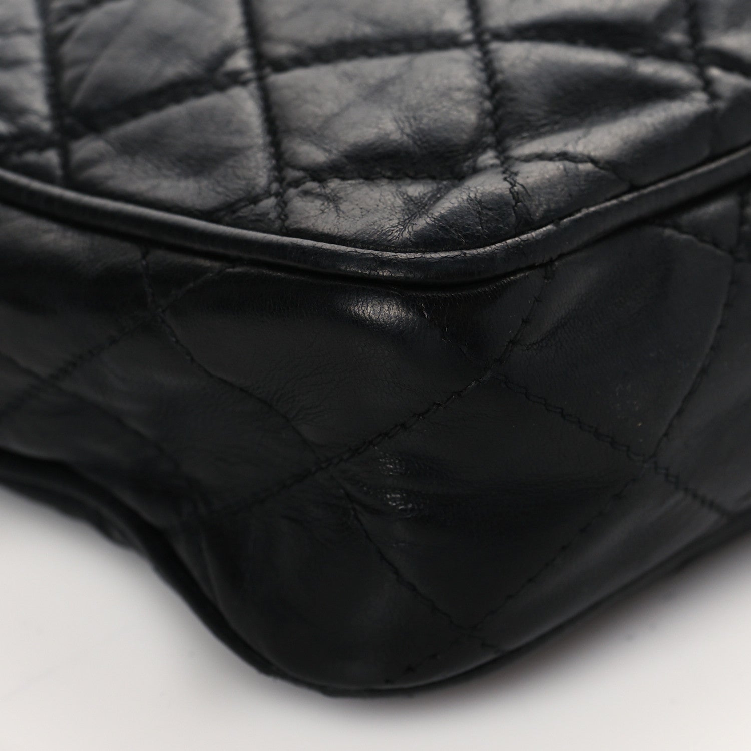 Chanel Lambskin Quilted Tassel Camera Case Black 8 of 12