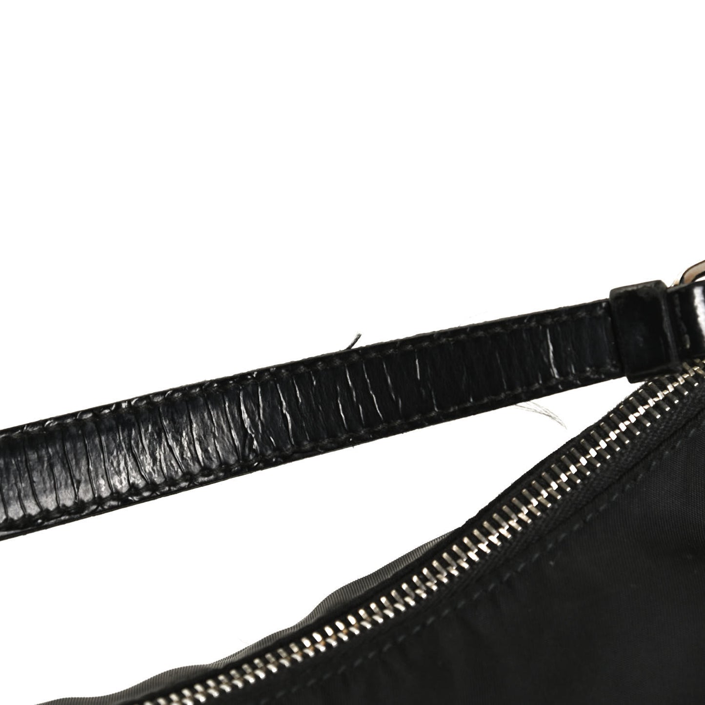 Tessuto Nylon Vitello Hobo Black