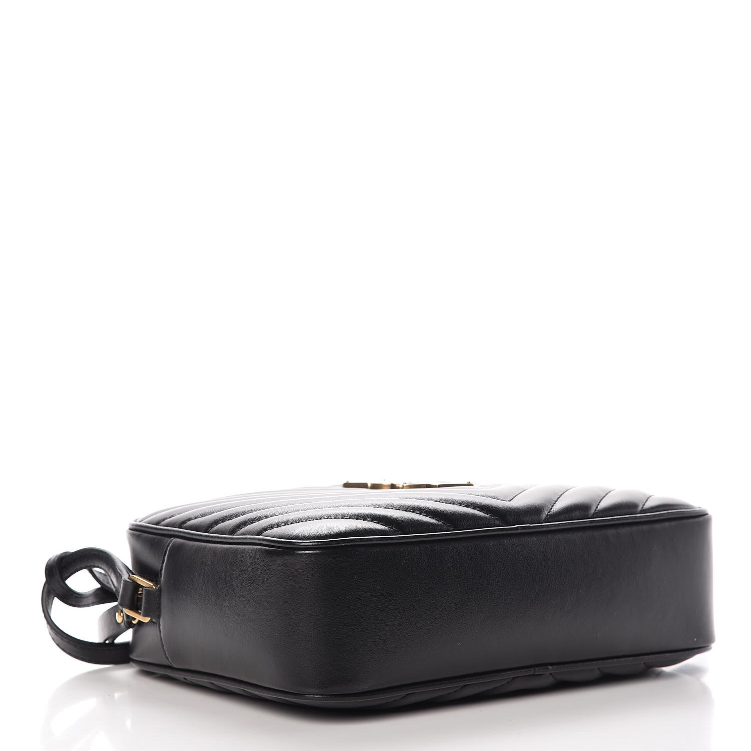 Saint Laurent Calfskin Matelasse Monogram Lou Camera Bag Black 4 of 7