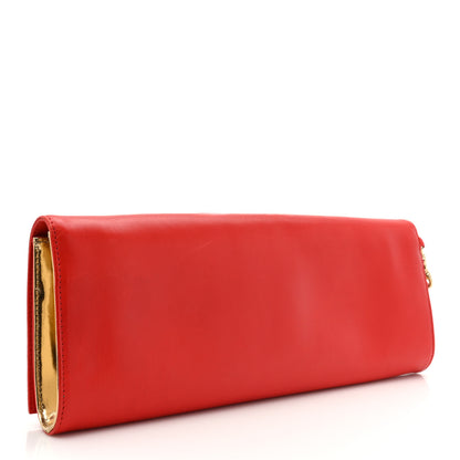 Givenchy Calfskin Long Clutch With Me Blood Orange 3 of 15