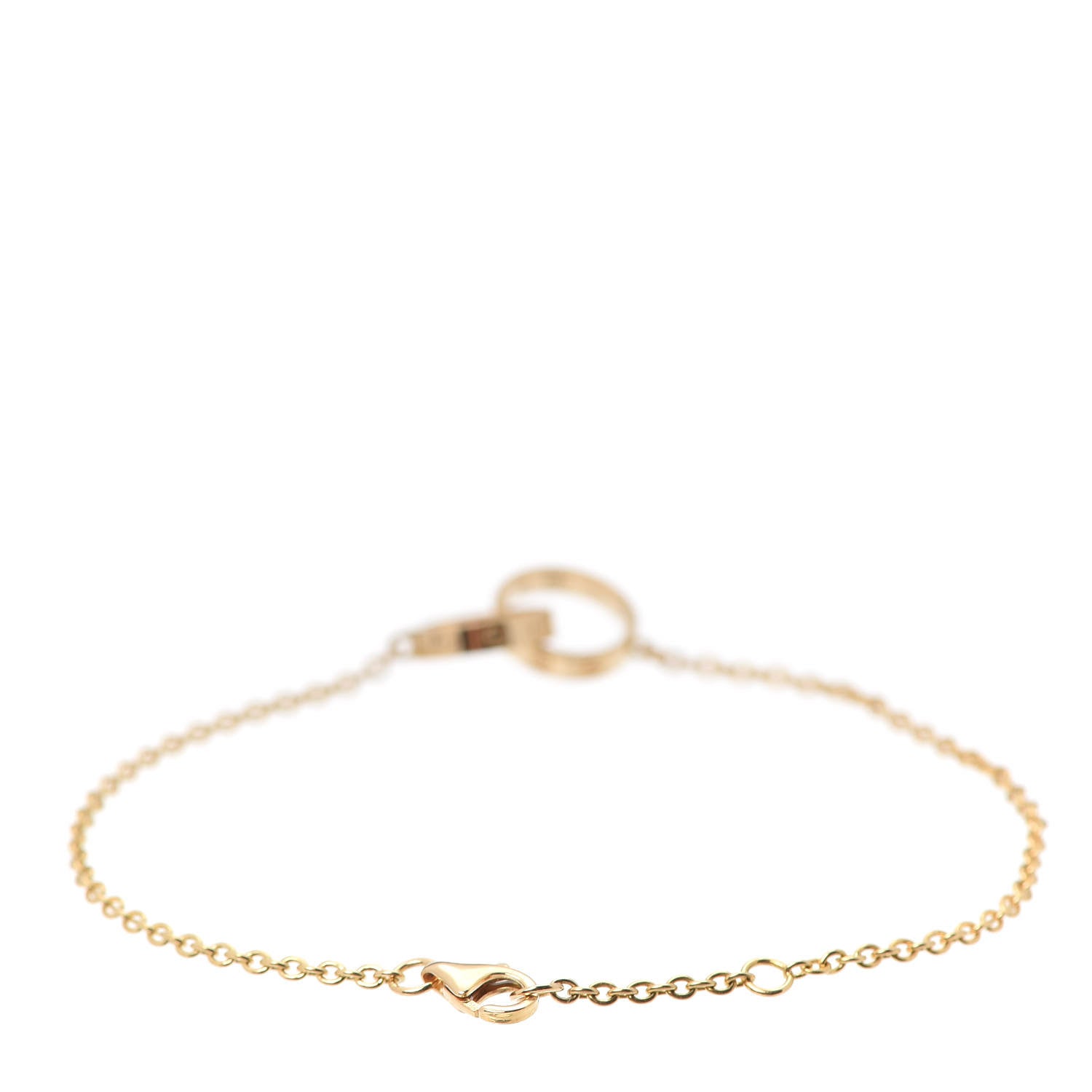 Cartier 18K Yellow Gold Interlocking LOVE Bracelet 3 of 7