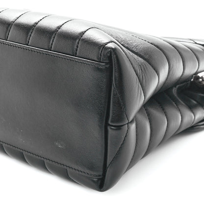 Saint Laurent Calfskin Y Quilted Monogram Medium Loulou Chain Satchel Black 13 of 13