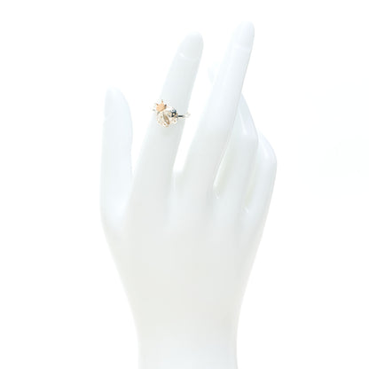 Tiffany Sterling Silver 18K Rose Gold Return to Tiffany Love Bugs Ladybug Ring 47 4 2 of 5