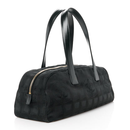 Chanel Nylon Travel Bowler Black 3 of 10