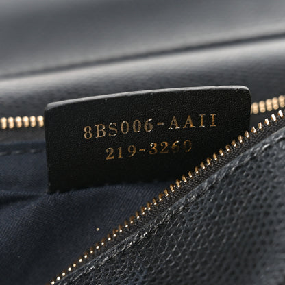 Fendi Vitello Cruise F is Fendi Bi-Color FF 1974 Embossed Medium Envelope Wallet On Chain Black Maya 7 of 10