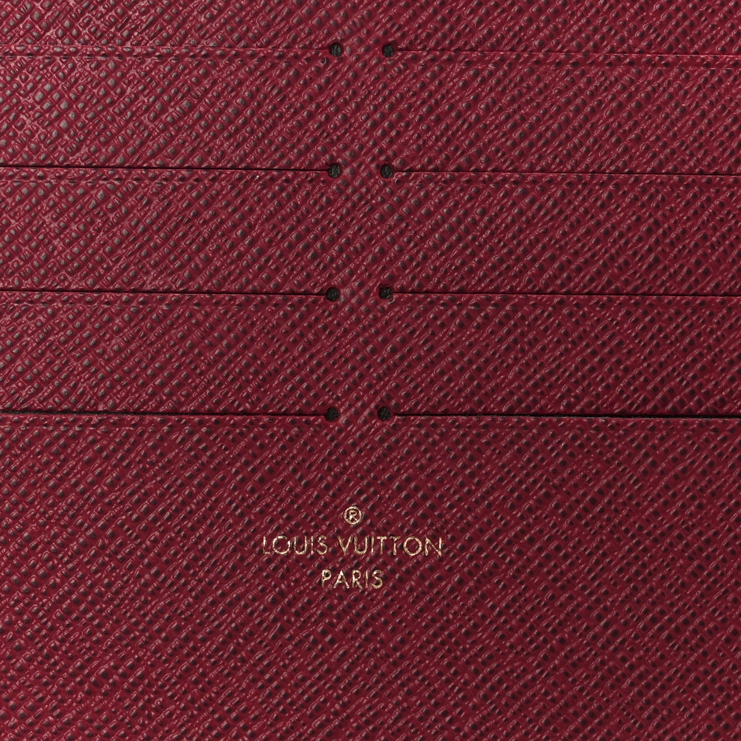 Louis Vuitton Calfskin Pochette Felicie Card Holder Insert Fuchsia 6 of 7