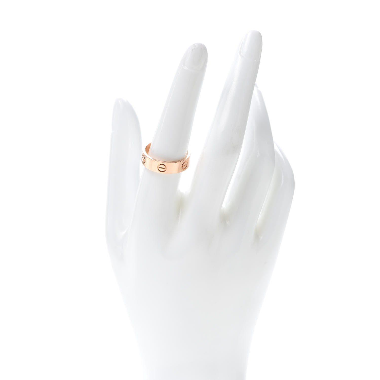 Cartier 18K Pink Gold 5.5mm LOVE Ring 57 8 2 of 5