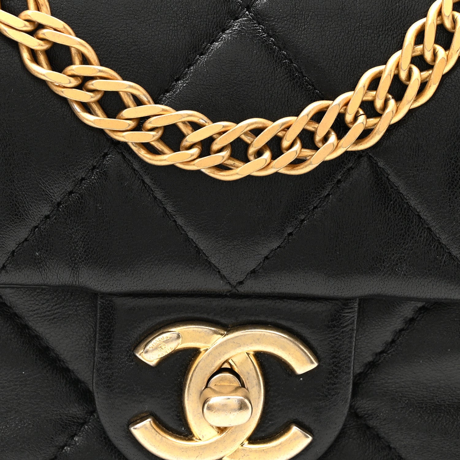 Chanel Lambskin Quilted Small Fancy Jewel Flap Black 8 of 10