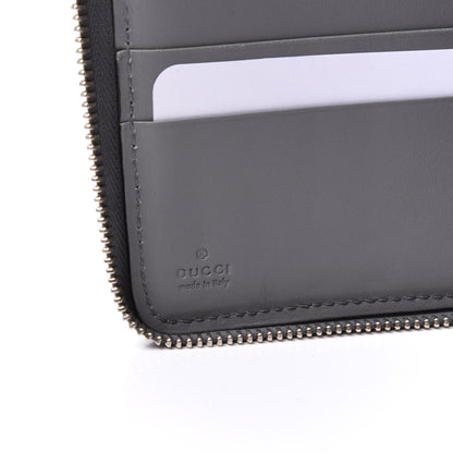Gucci GG Supreme Monogram Zip Around Organizer Wallet Ecru Grigio 7 of 8