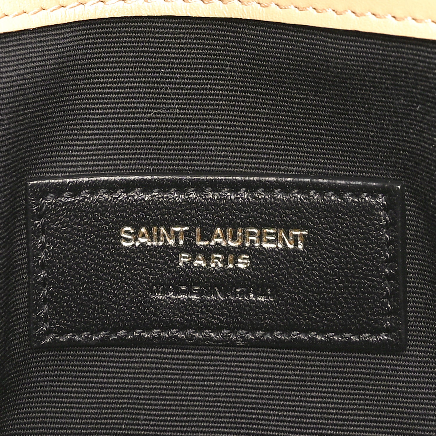 Saint Laurent Micro Raffia Uptown Pouch Natural Hay Blush 7 of 8