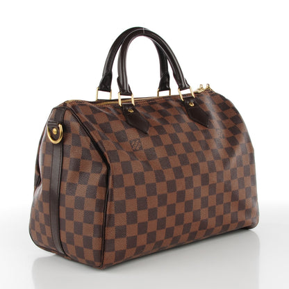 Louis Vuitton Damier Ebene Speedy Bandouliere 30 3 of 7