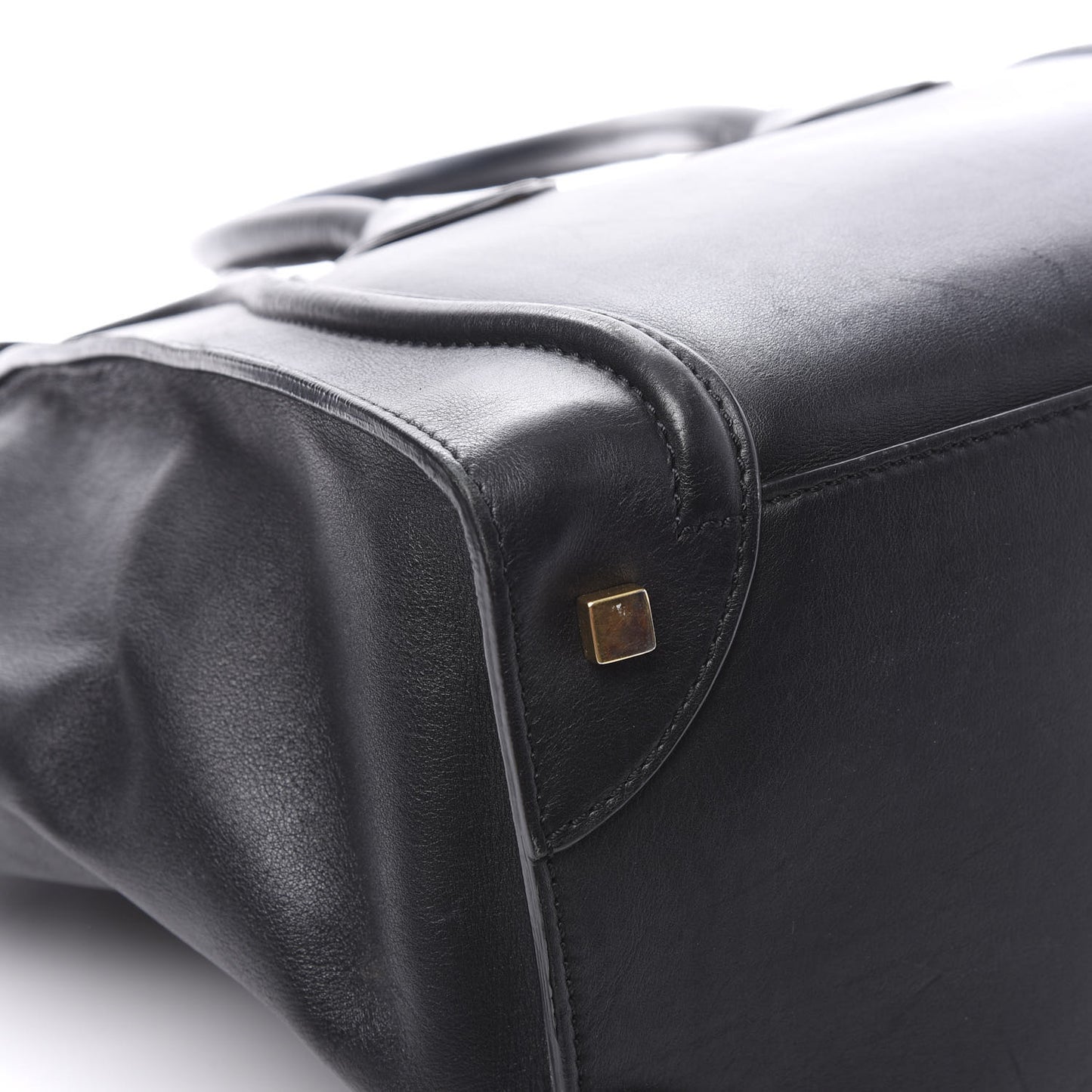 Smooth Calfskin Mini Luggage Black