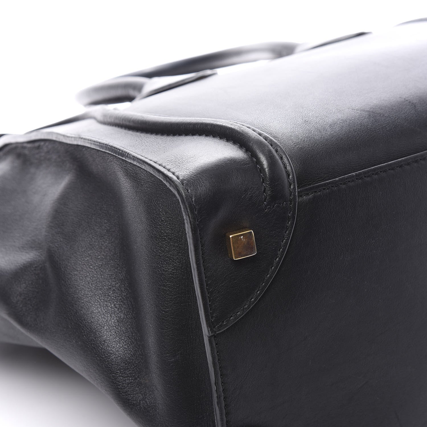 Celine Smooth Calfskin Mini Luggage Black 10 of 12