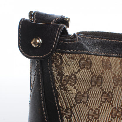 Gucci Monogram Pelham Studded Shoulder Bag Ebony 9 of 12