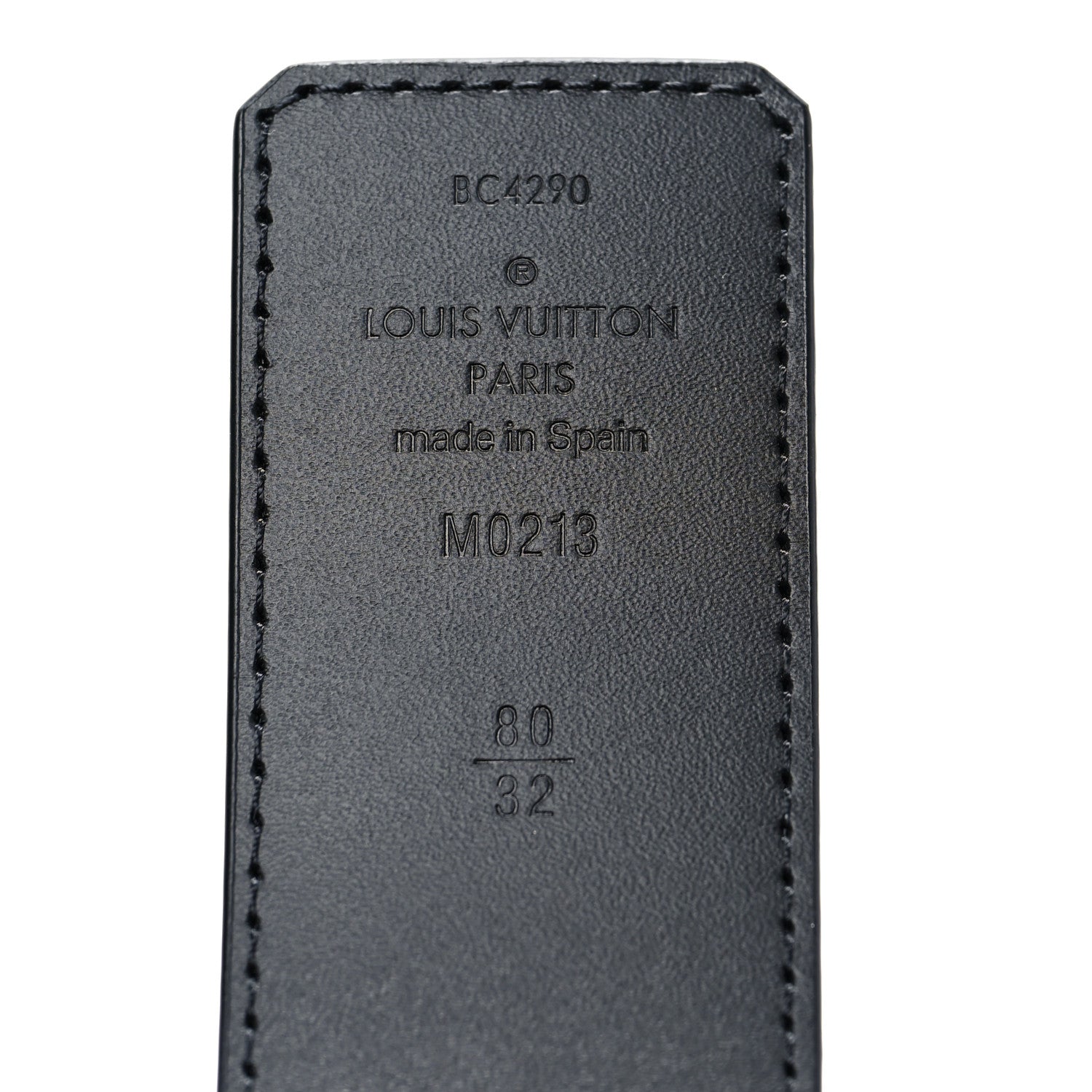 Louis Vuitton Damier Graphite 40mm LV Initiales Belt 80 32 3 of 5