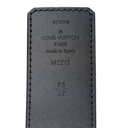 Louis Vuitton Damier Graphite 40mm LV Initiales Belt 80 32 3 of 5