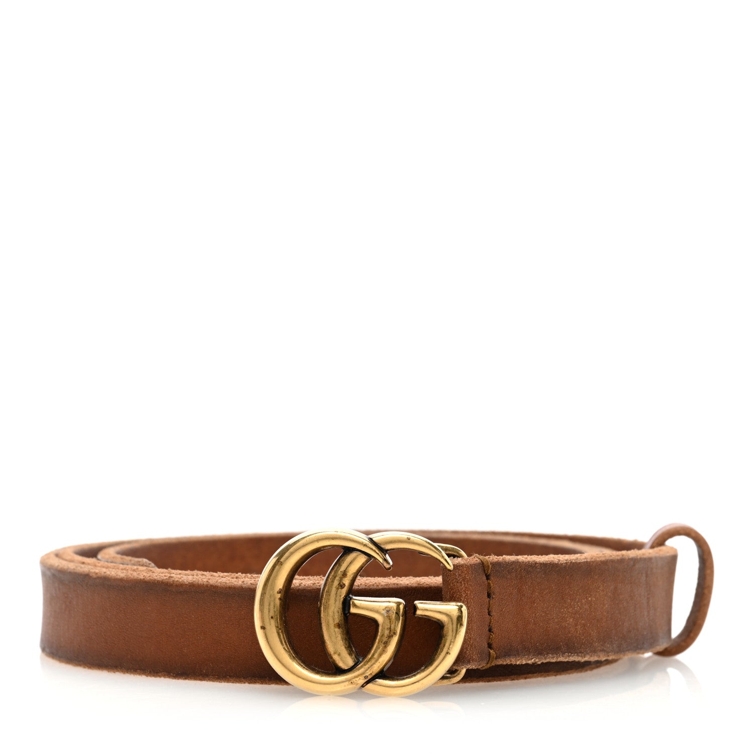 Gucci Faded Calfskin Double G 20mm Belt 90 36 Cuir 1 of 6
