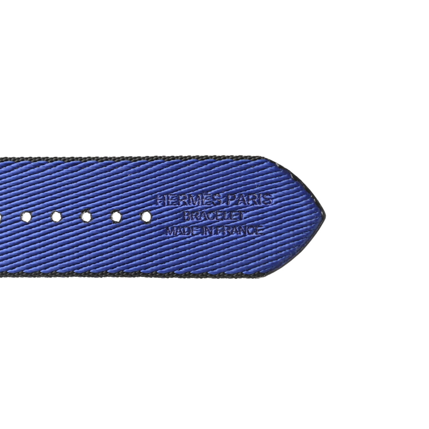 Nylon Weave Apple Watch Single Tour Band 40mm Black Bleu Saphir