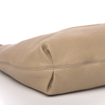 Gucci Pebbled Calfskin Large Soho Hobo Beige 9 of 12