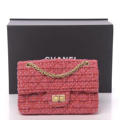 Chanel Tweed Quilted Mini 2.55 Reissue Flap Red Ecru Black 11 of 11