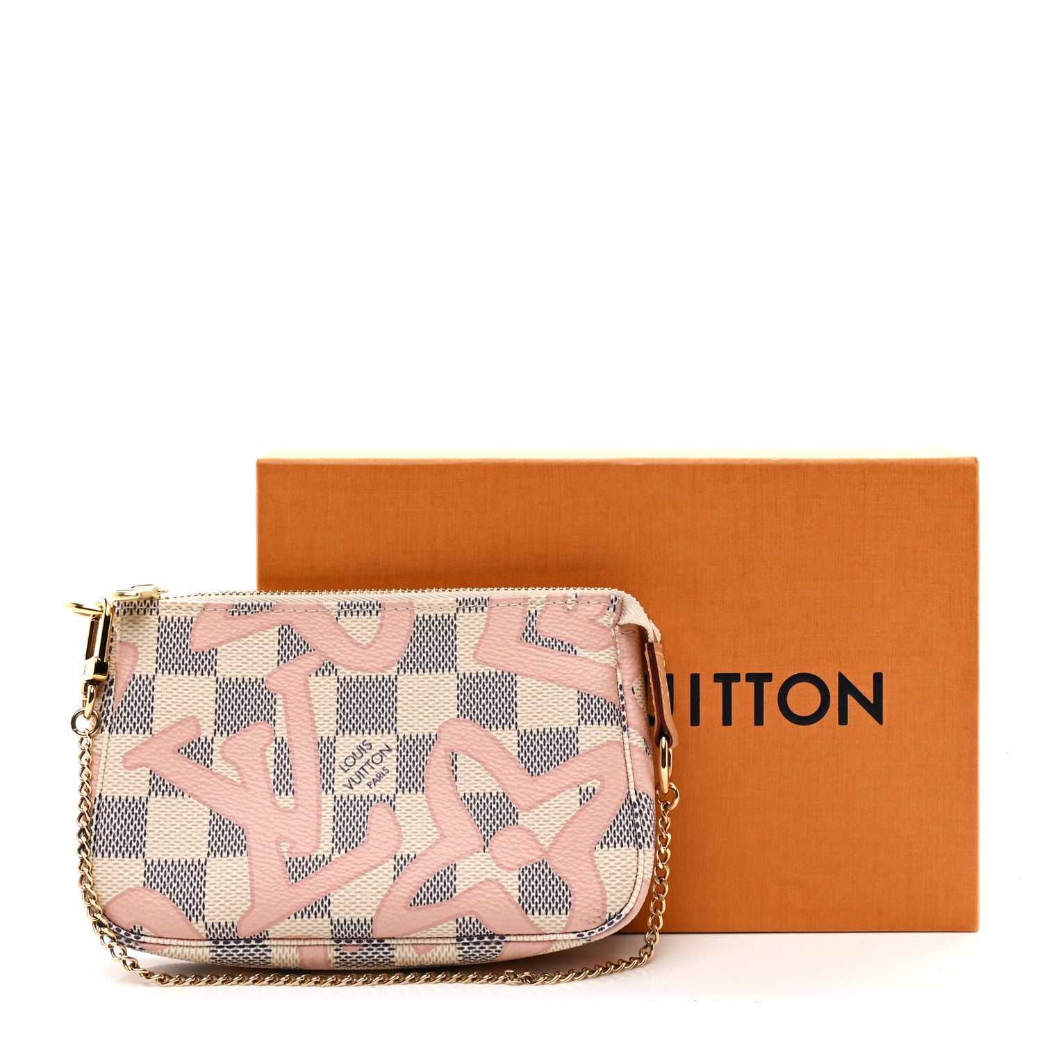 Louis Vuitton Damier Azur Tahitienne Mini Pochette Accessories 7 of 7