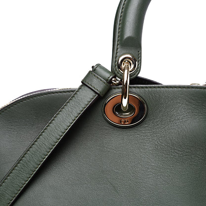 Christian Dior Calfskin Diorissimo Dome Dark Green 11 of 11