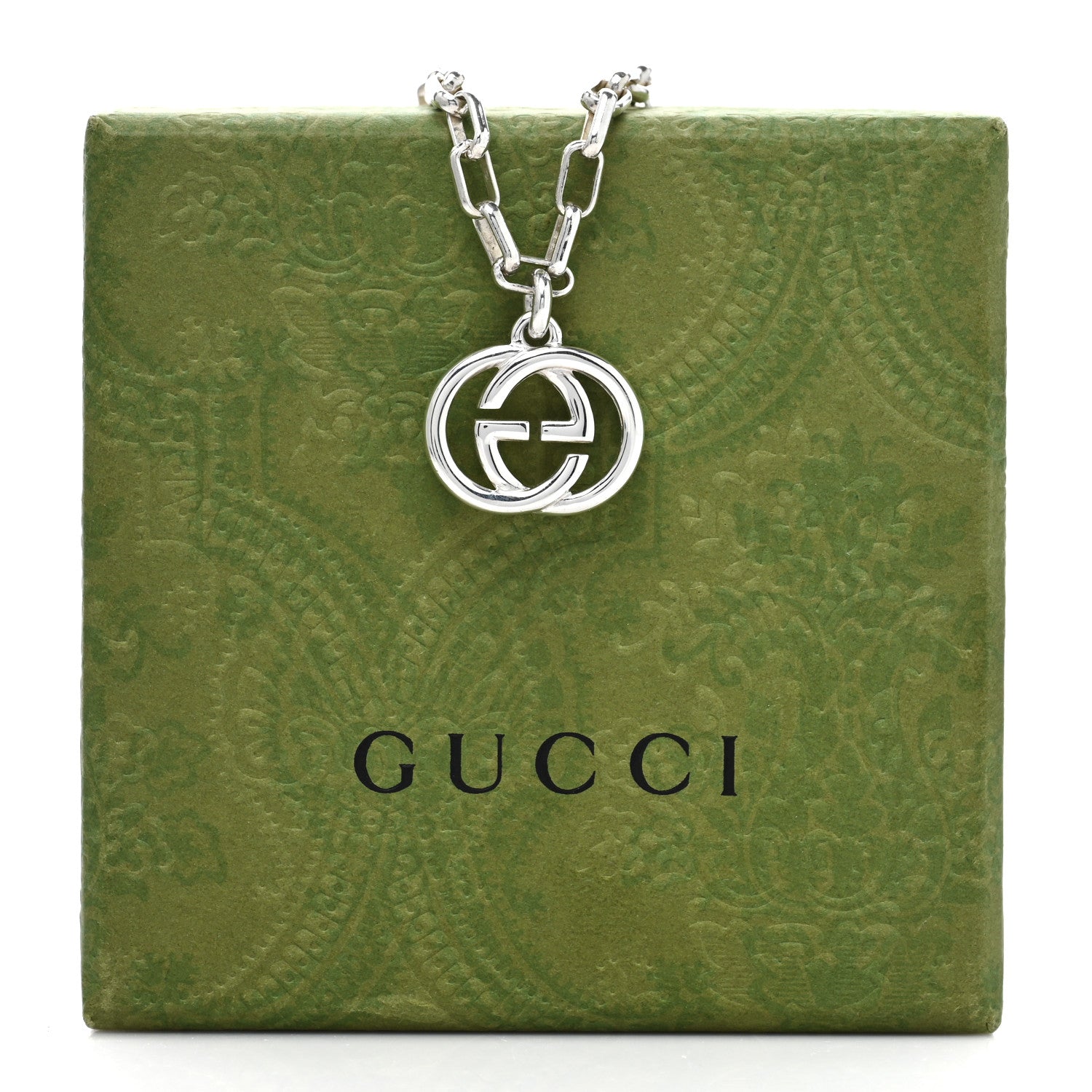 Gucci Sterling Silver Interlocking GG Bracelet 4 of 4