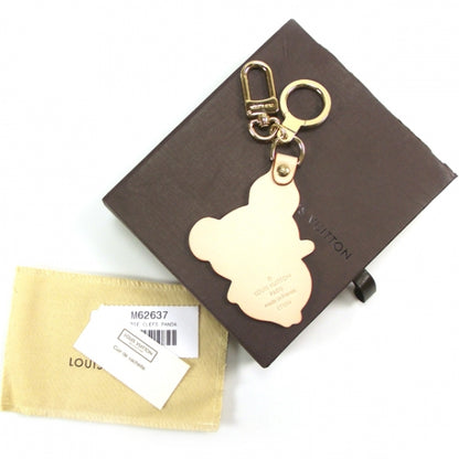Louis Vuitton Vachetta Monogram Panda Porte Cles Key Chain 2 of 5