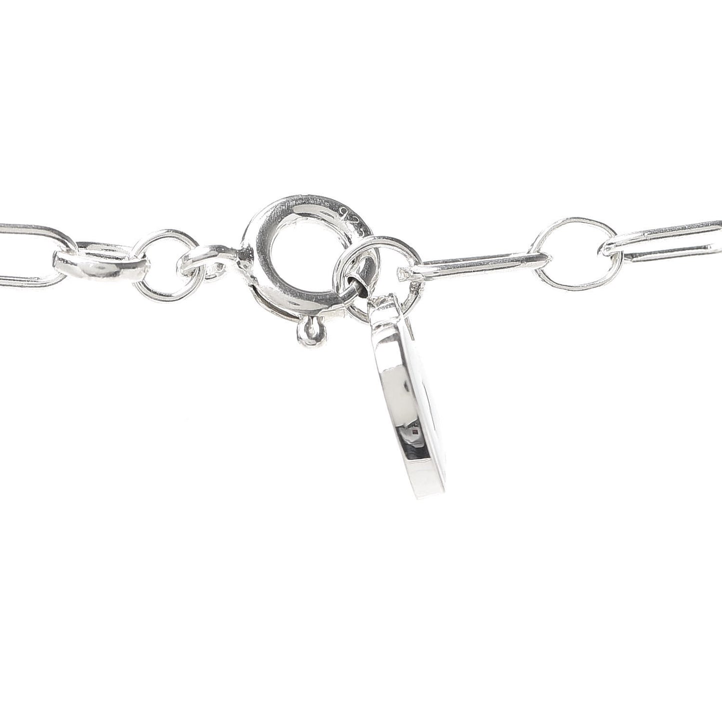 Sterling Silver Enamel Love Notes Charm Necklace
