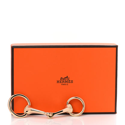 Hermes Permabrass Mors Scarf Ring Gold 4 of 4