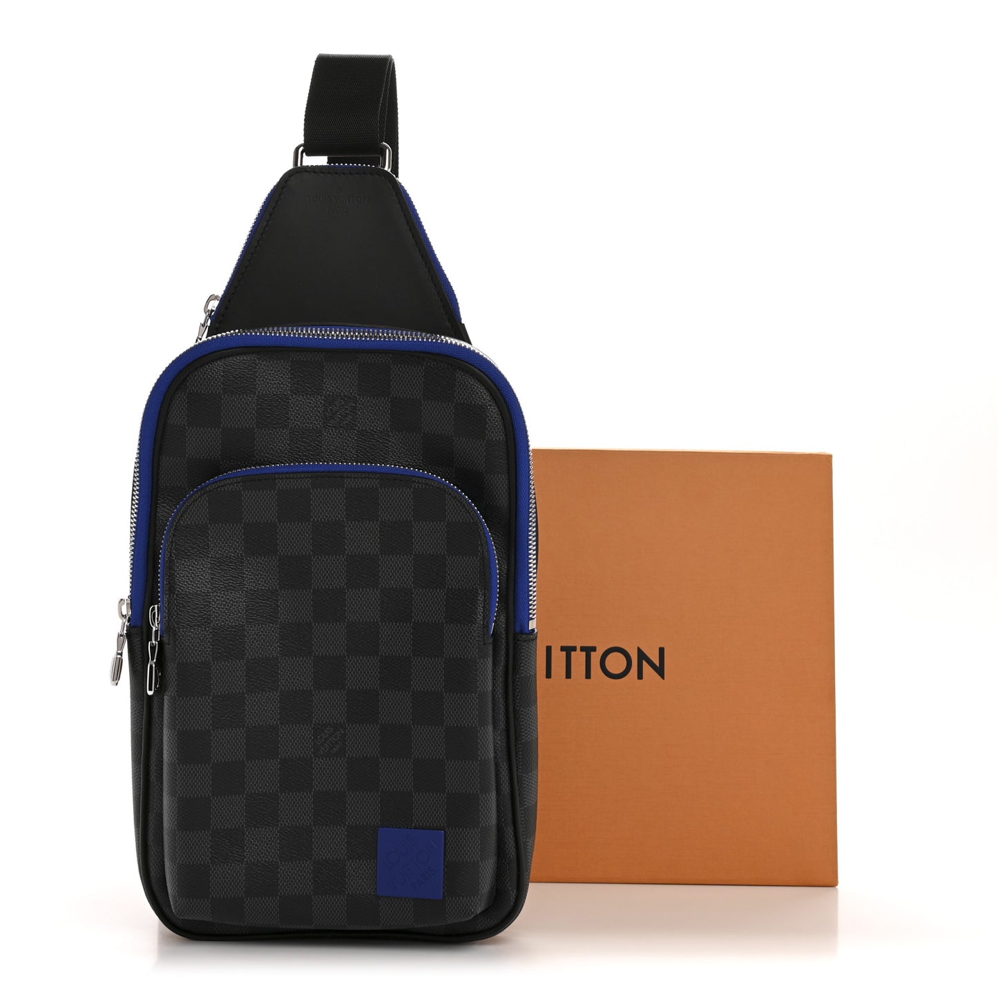 Damier Graphite Avenue Slingbag NM Indigo Blue