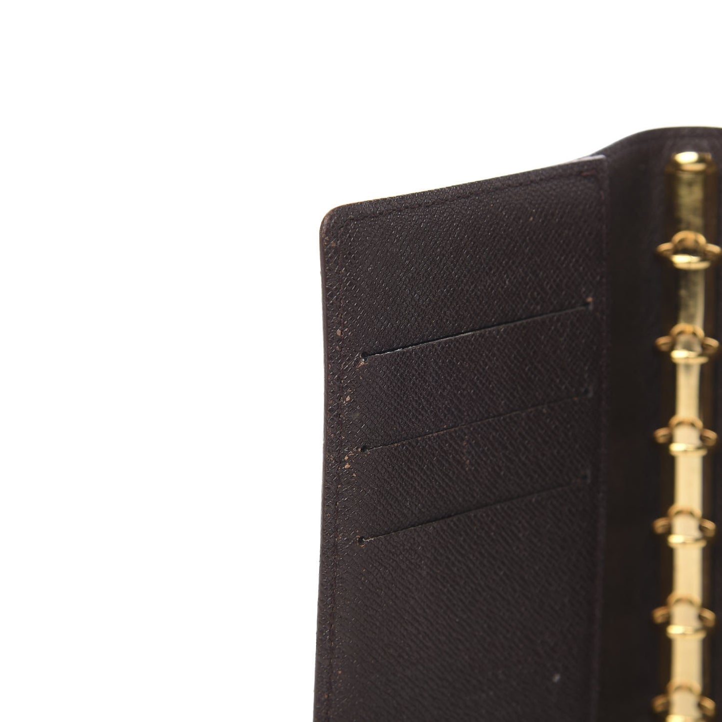 Damier Ebene Small Ring Agenda Cover