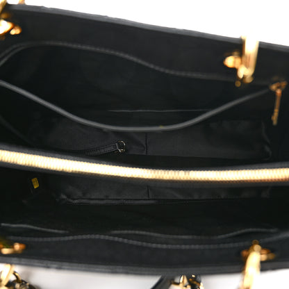 Chanel Caviar Quilted Grand Shopping Tote GST Black 5 of 10