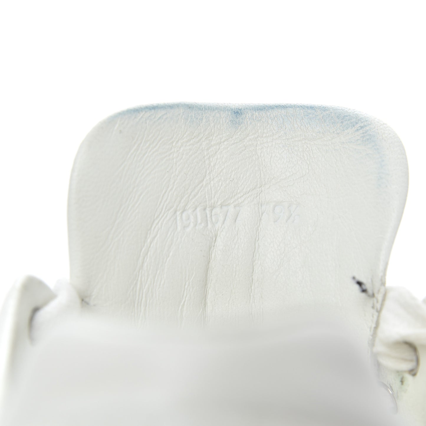 Calfskin Womens Trail Sneakers 39.5 White