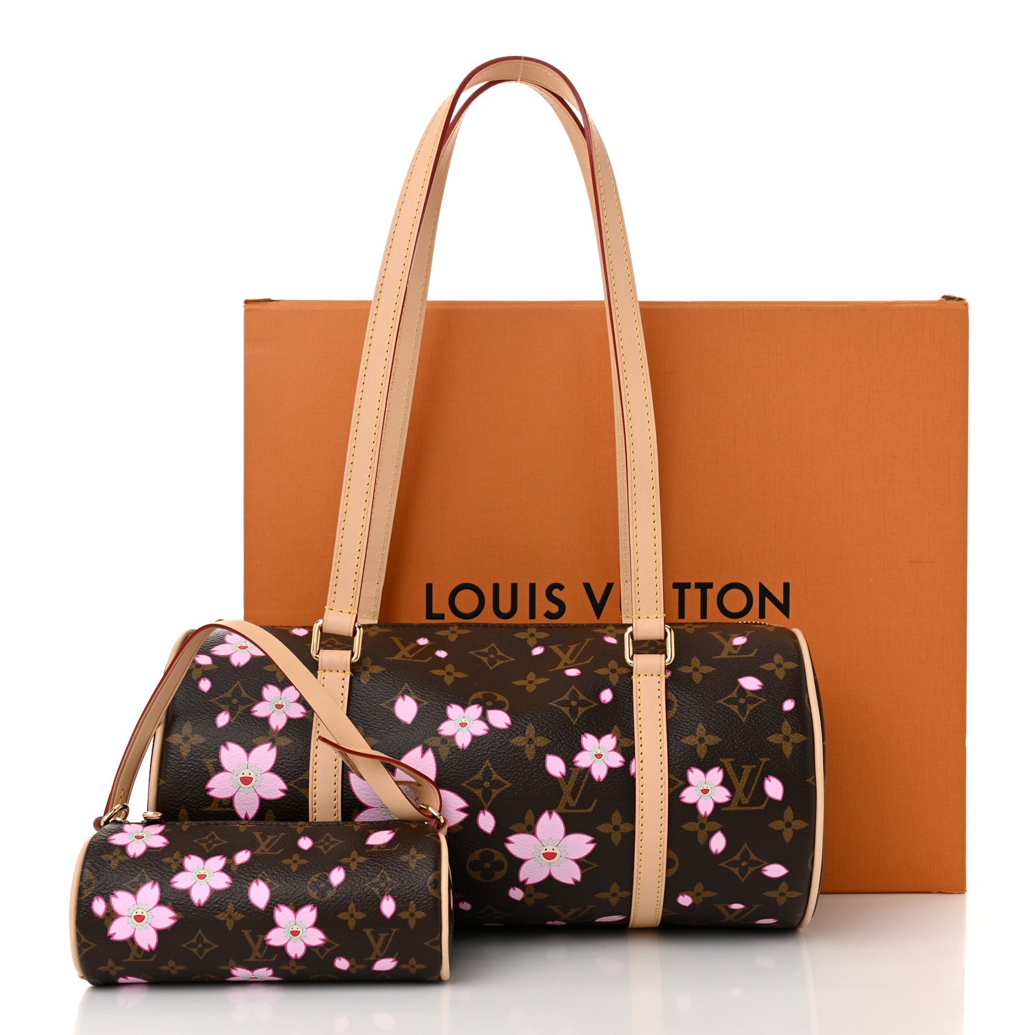 Louis Vuitton LV X TM Monogram Cherry Blossom Papillon Sakura Brown 11 of 11