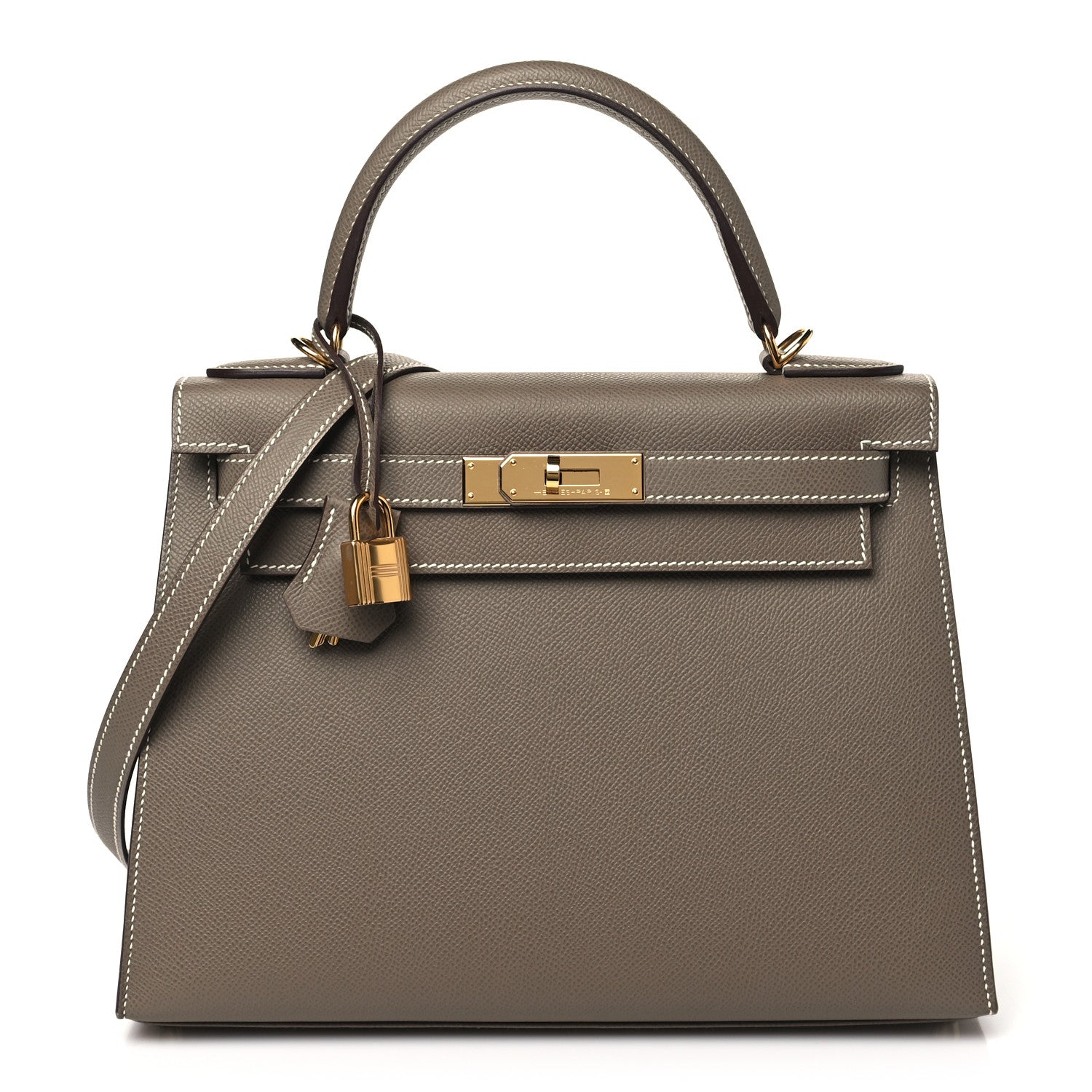 Hermes Epsom Kelly Sellier 28 Etoupe 1 of 10