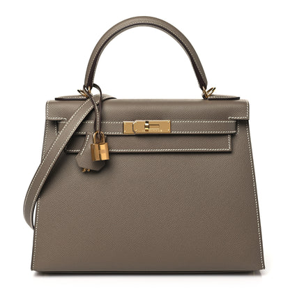 Hermes Epsom Kelly Sellier 28 Etoupe 1 of 10